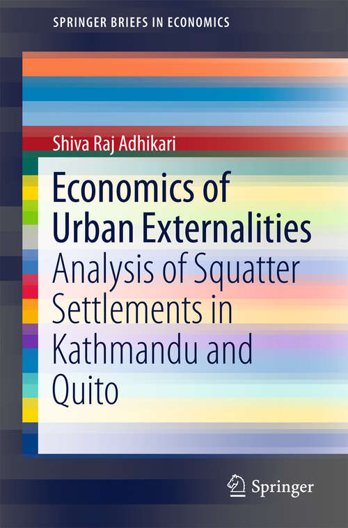 Book cover of Economics of Urban Externalities