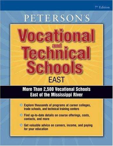 Book cover of Peterson's Vocational and Technical Schools East (7th Edition)