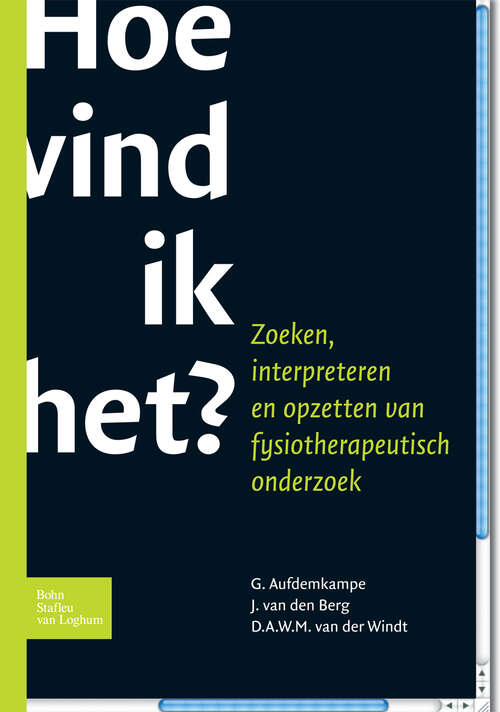 Book cover of Hoe vind ik het?