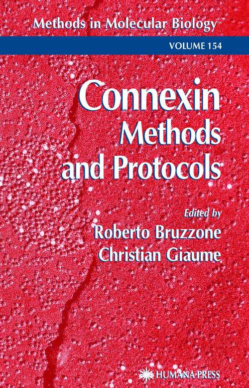 Book cover of Connexin Methods and Protocols