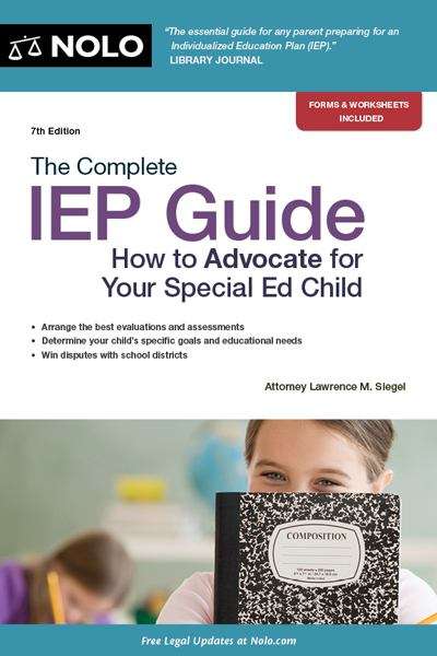 Book cover of Complete IEP Guide, The