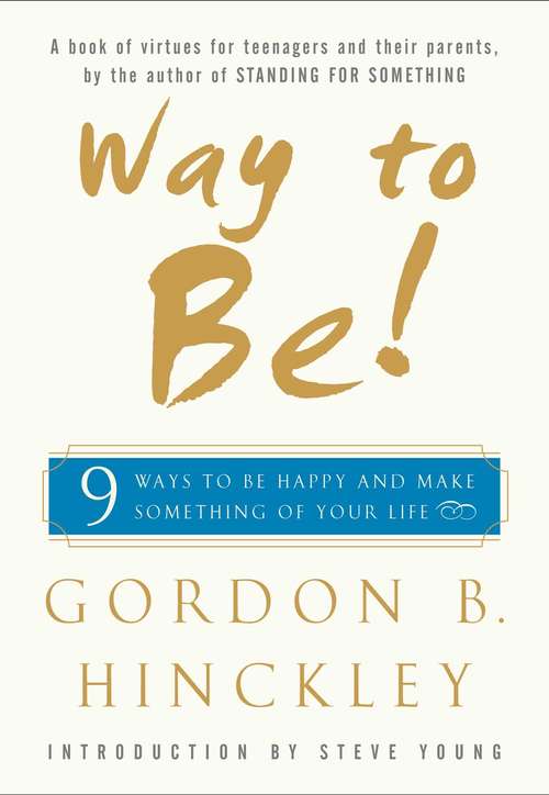 Book cover of Way to Be!