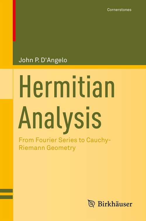 Book cover of Hermitian Analysis