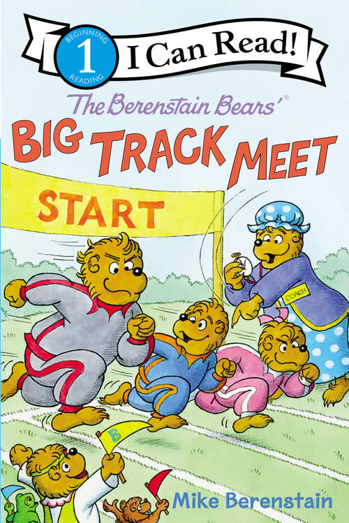 Book cover of The Berenstain Bears' Big Track Meet (I Can Read Level 1)