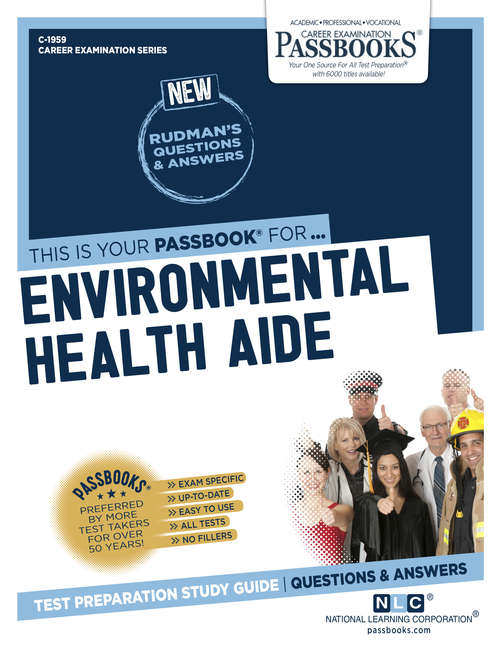 Book cover of Environmental Health Aide: Passbooks Study Guide (Career Examination Series)