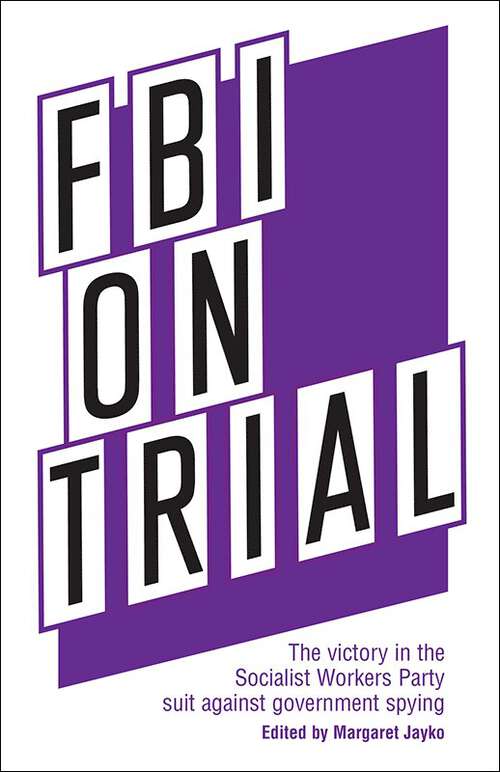 Book cover of FBI on Trial