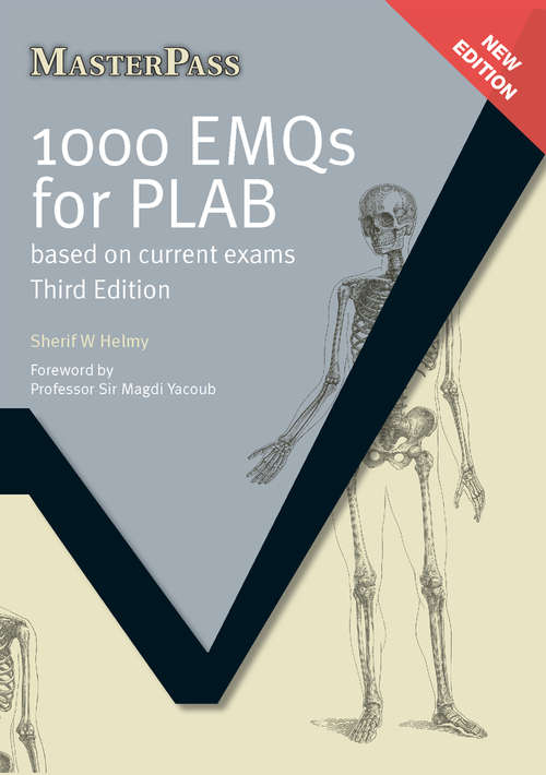 Book cover of 1000 EMQs for PLAB: Based on Current Exams, Third Edition (3)