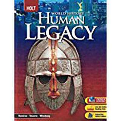 Book cover of Holt World History, Human Legacy