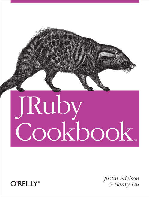 Book cover of JRuby Cookbook