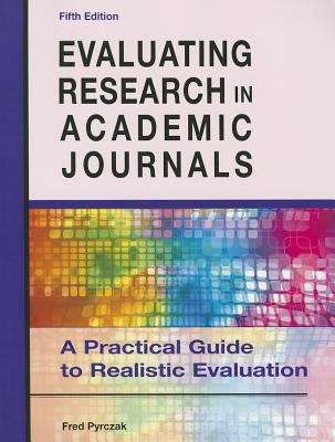 Book cover of Evaluating Research in Academic Journals (5th Edition)