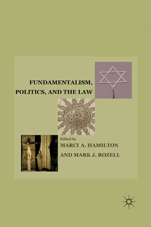 Book cover of Fundamentalism, Politics, and the Law