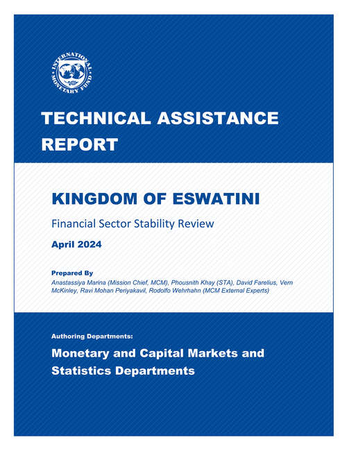 Book cover of Kingdom of Eswatini: Technical Assistance Report-Financial Sector Stability Review