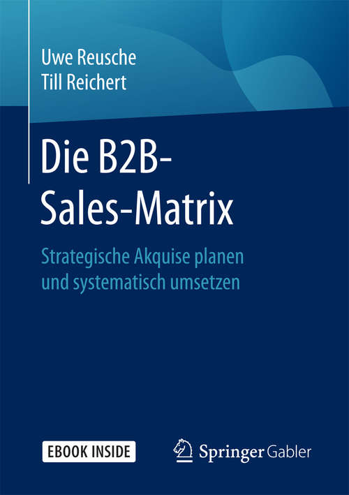Book cover of Die B2B-Sales-Matrix