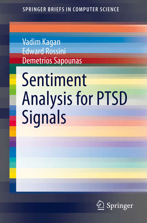 Book cover of Sentiment Analysis for PTSD Signals