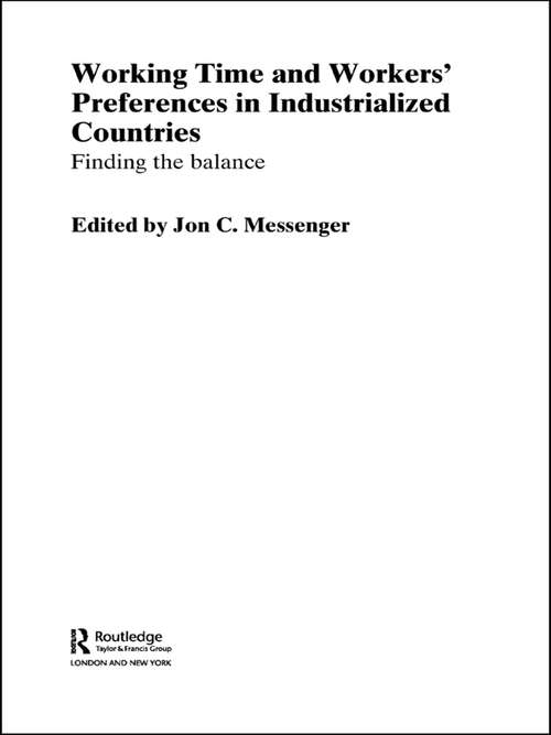 Cover image of Working Time and Workers' Preferences in Industrialized Countries