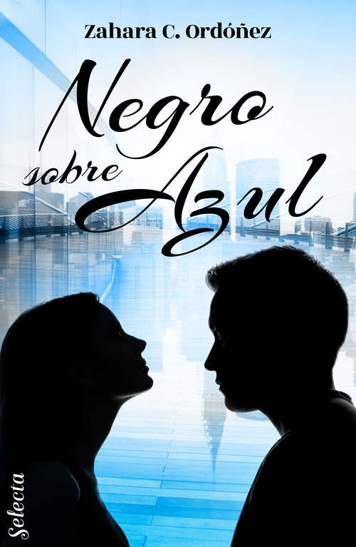 Book cover of Negro sobre azul