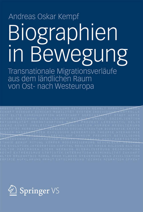 Book cover of Biographien in Bewegung