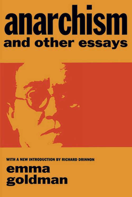 Book cover of Anarchism and Other Essays