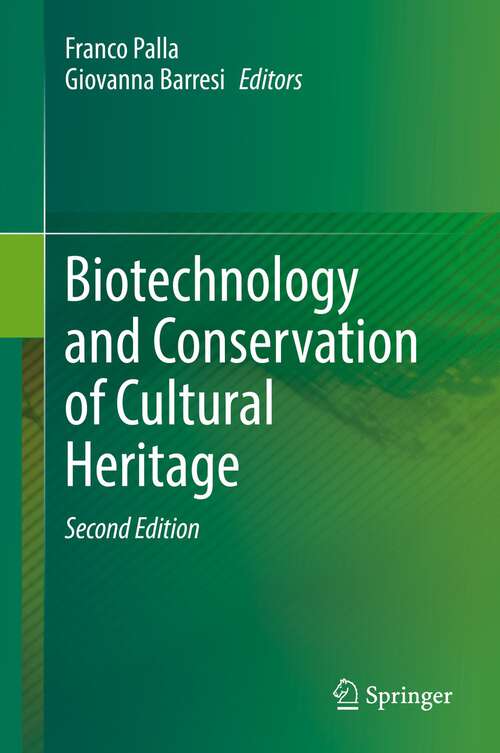 Cover image of Biotechnology and Conservation of Cultural Heritage