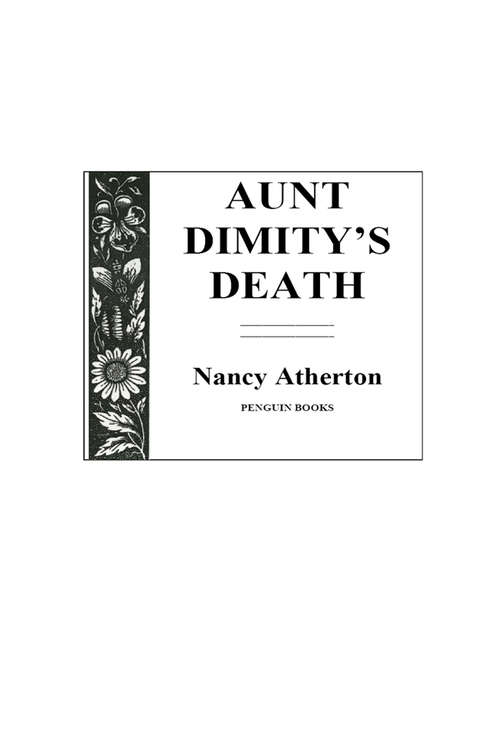 Book cover of Aunt Dimity's Death (Aunt Dimity Mystery #1)