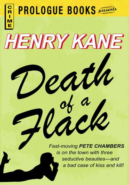 Book cover of Death of a Flack