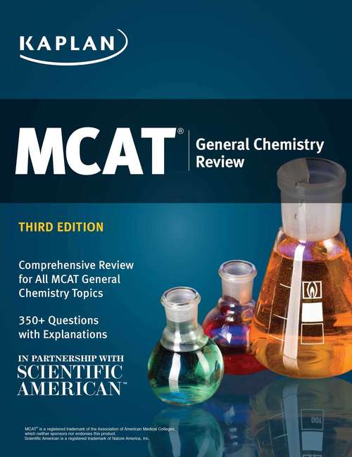 Book cover of MCAT General Chemistry Review: Online + Book