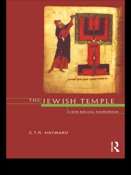 Book cover of The Jewish Temple: A Non-Biblical Sourcebook