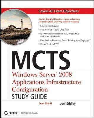 Book cover of MCTS: Windows Server 2008 Applications Infrastructure Configuration Study Guide