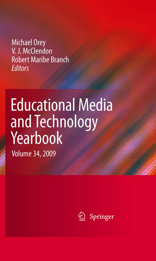 Book cover of Educational Media and Technology Yearbook, Volume 34