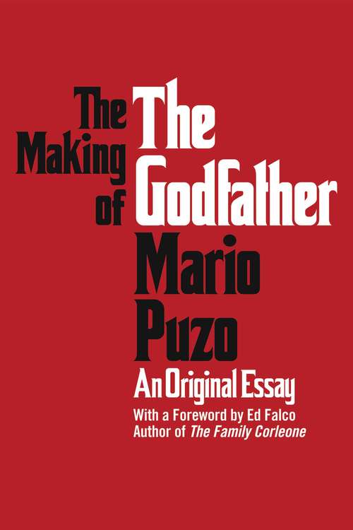 Book cover of The Making of the Godfather
