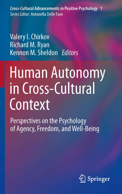 Book cover of Human Autonomy in Cross-Cultural Context