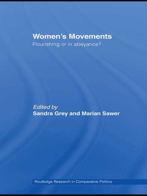 Book cover of Women's Movements: Flourishing or in abeyance? (Routledge Research in Comparative Politics)