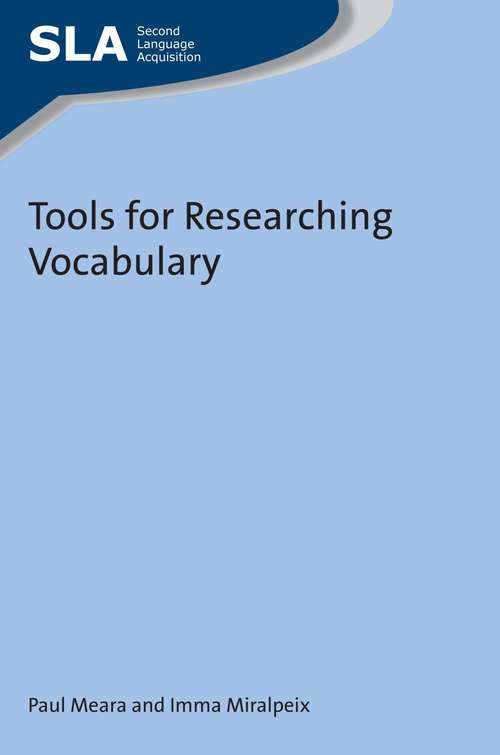 Tools for Researching Vocabulary