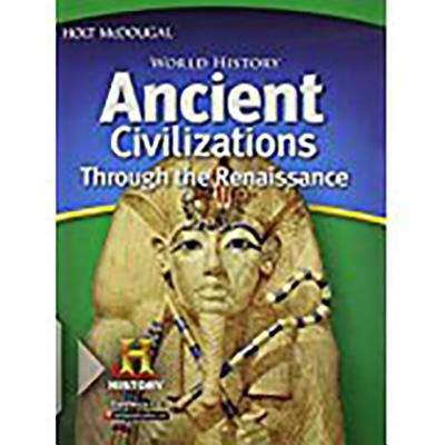 Book cover of Holt McDougal World History: Ancient Civilizations Through the Renaissance
