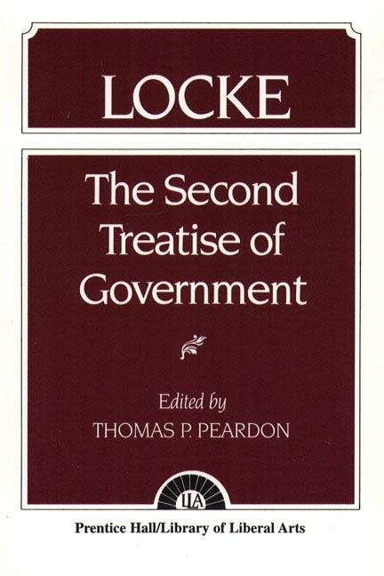 Book cover of Locke: The Second Treatise of Government