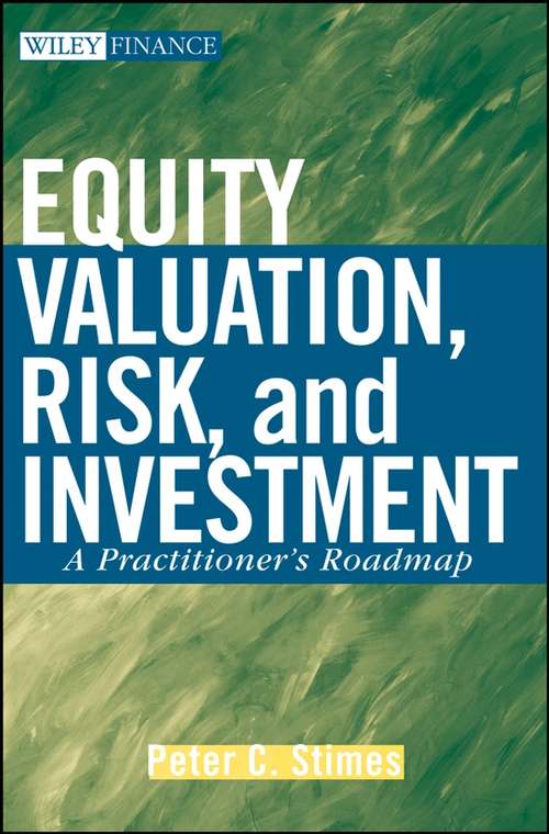 Book cover of Equity Valuation, Risk and Investment