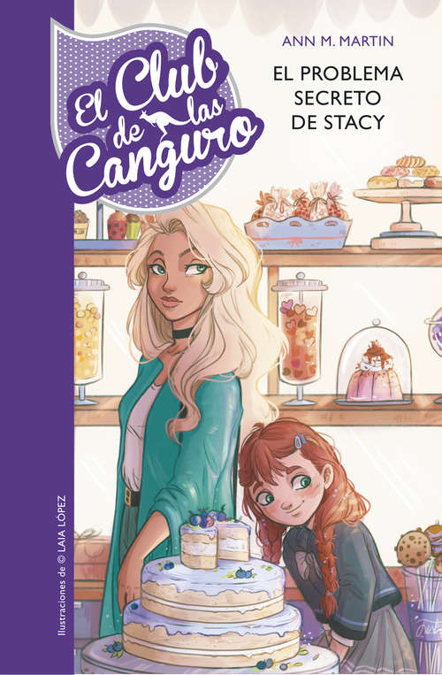 Book cover of El problema secreto de Stacey (El Club de las Canguro 3)