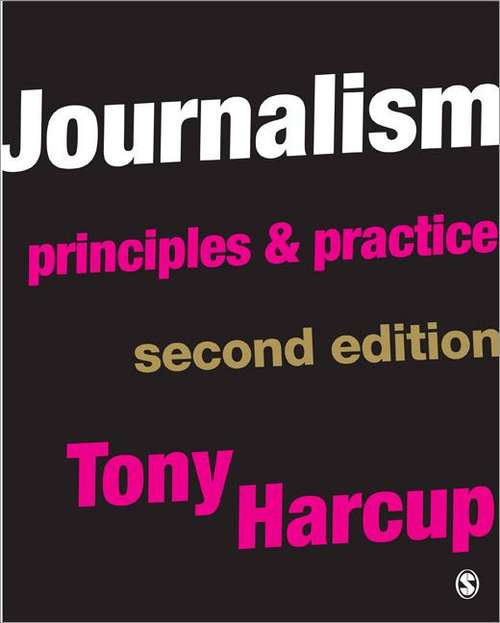 Book cover of Journalism: Principles and Practice