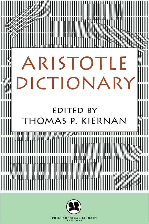 Book cover of Aristotle Dictionary