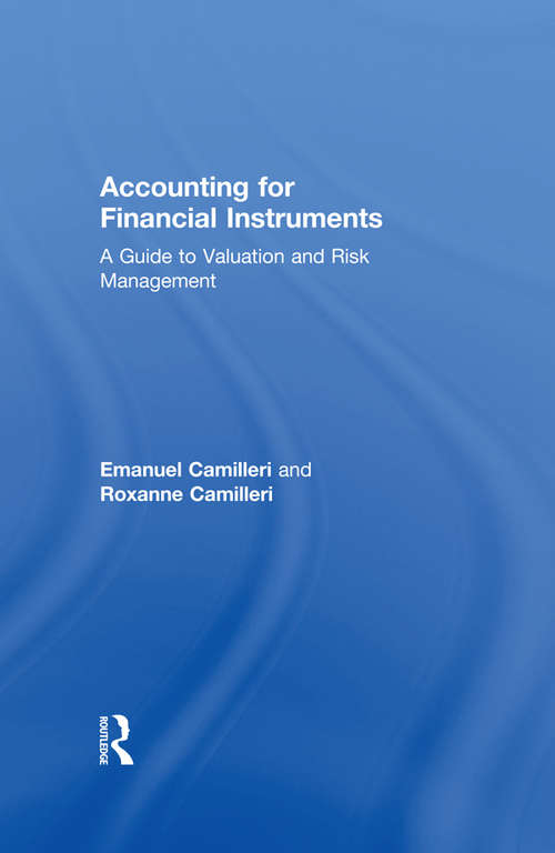 Book cover of Accounting for Financial Instruments: A Guide to Valuation and Risk Management