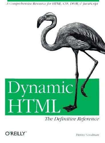Book cover of Dynamic HTML: The Definitive Reference