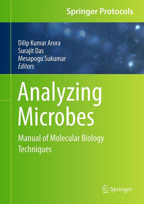 Book cover of Analyzing Microbes