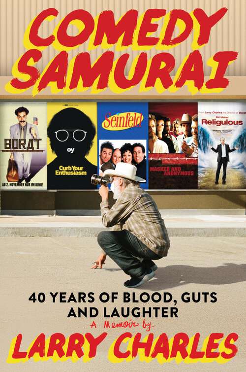 Book cover of Comedy Samurai: Forty Years of Blood, Guts, and Laughter