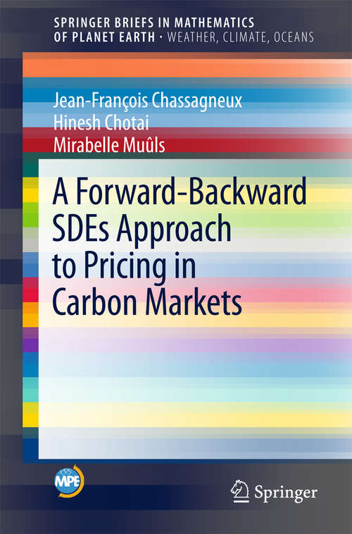 A Forward-Backward SDEs Approach to Pricing in Carbon Markets (Mathematics of Planet Earth)