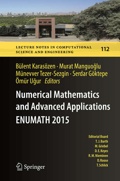 Book cover of Numerical Mathematics and Advanced Applications  ENUMATH 2015