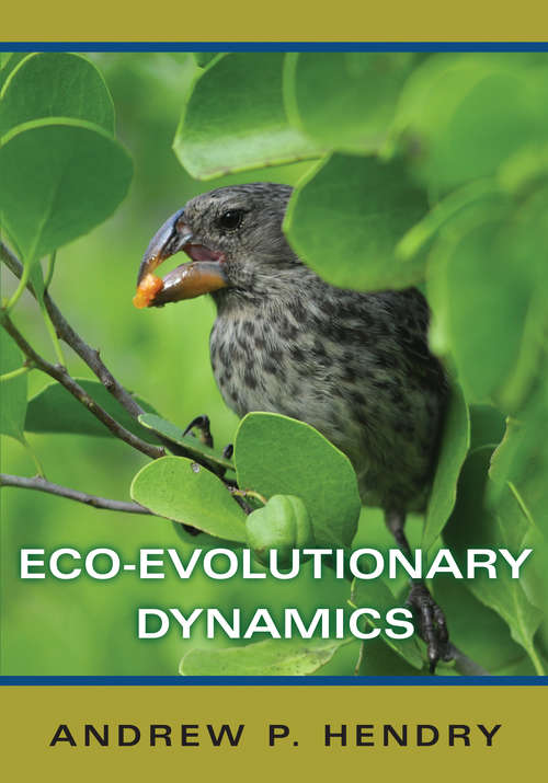 Book cover of Eco-evolutionary Dynamics