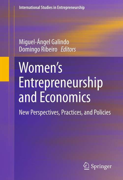 Book cover of Women’s Entrepreneurship and Economics