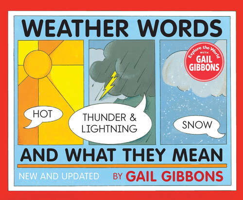 Book cover of Weather Words and What They Mean (New Edition)