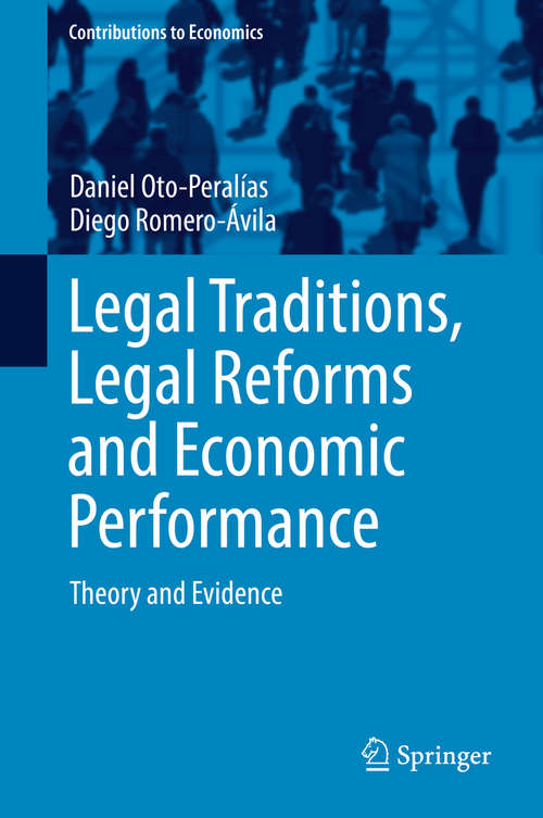 Book cover of Legal Traditions, Legal Reforms and Economic Performance