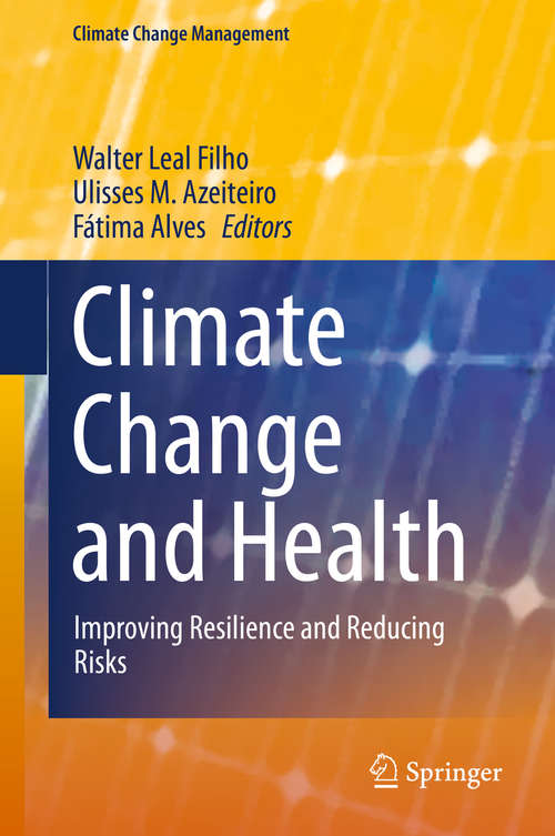 Book cover of Climate Change and Health